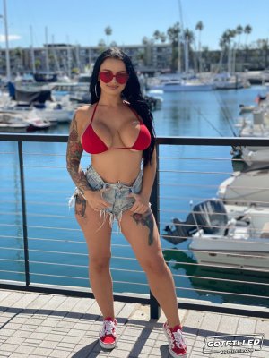 Спустил в пизду жопастой эскортницы с татуировками